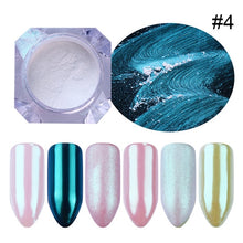 Load image into Gallery viewer, Mermaid Pearl Nail Glitter Powder Shiny Mirror Matte Shimmer Pigment Powder Dust 1g Manicure Nail Art Decoration