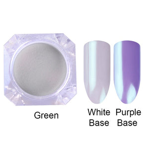 Mermaid Nail Glitter Powder Pearl Shell Shimmer Powder Pigment Gradient Glimmer Dust Nail Art Decorations