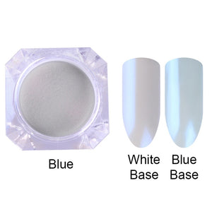 Mermaid Nail Glitter Powder Pearl Shell Shimmer Powder Pigment Gradient Glimmer Dust Nail Art Decorations