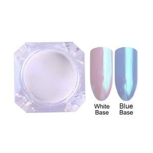 Mermaid Nail Glitter Powder Pearl Shell Shimmer Powder Pigment Gradient Glimmer Dust Nail Art Decorations