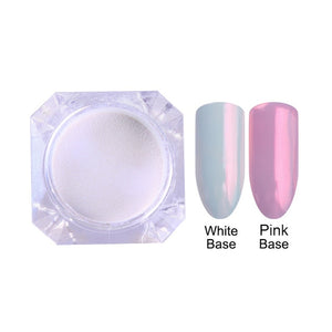 Mermaid Nail Glitter Powder Pearl Shell Shimmer Powder Pigment Gradient Glimmer Dust Nail Art Decorations