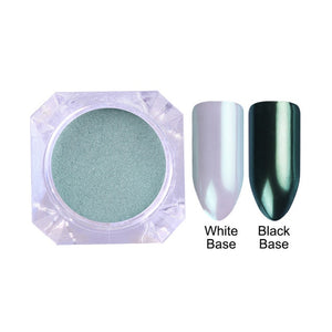 Mermaid Nail Glitter Powder Pearl Shell Shimmer Powder Pigment Gradient Glimmer Dust Nail Art Decorations