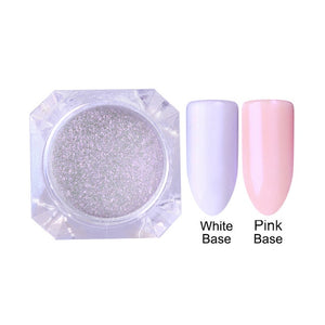 Mermaid Nail Glitter Powder Pearl Shell Shimmer Powder Pigment Gradient Glimmer Dust Nail Art Decorations