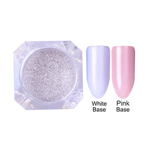 Mermaid Nail Glitter Powder Pearl Shell Shimmer Powder Pigment Gradient Glimmer Dust Nail Art Decorations