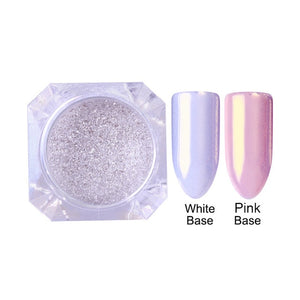 Mermaid Nail Glitter Powder Pearl Shell Shimmer Powder Pigment Gradient Glimmer Dust Nail Art Decorations