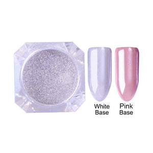 Mermaid Nail Glitter Powder Pearl Shell Shimmer Powder Pigment Gradient Glimmer Dust Nail Art Decorations