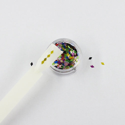 Diamond nail glitter mixed color gradient nail art glitter nail art sticker accessories