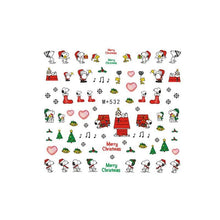 Load image into Gallery viewer, 1 Sheet Christmas Halloween Nail Art Manicure Tools